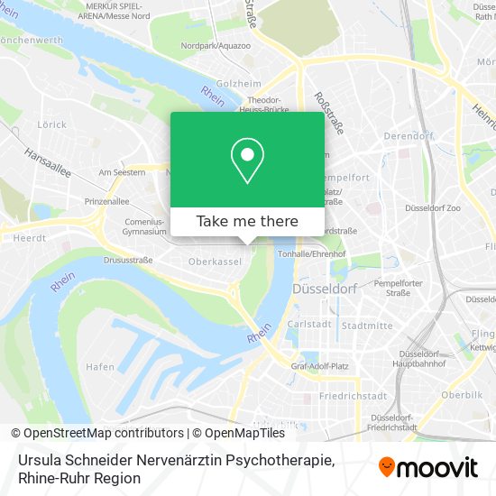 Карта Ursula Schneider Nervenärztin Psychotherapie
