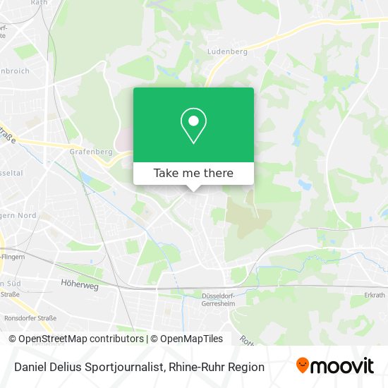 Daniel Delius Sportjournalist map