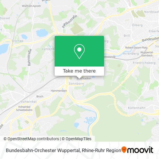 Карта Bundesbahn-Orchester Wuppertal
