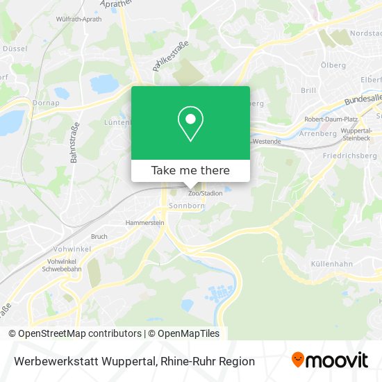 Карта Werbewerkstatt Wuppertal