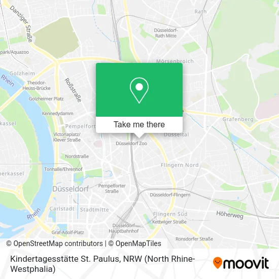 Карта Kindertagesstätte St. Paulus