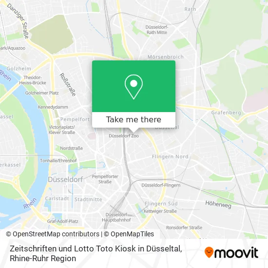 Zeitschriften und Lotto Toto Kiosk in Düsseltal map