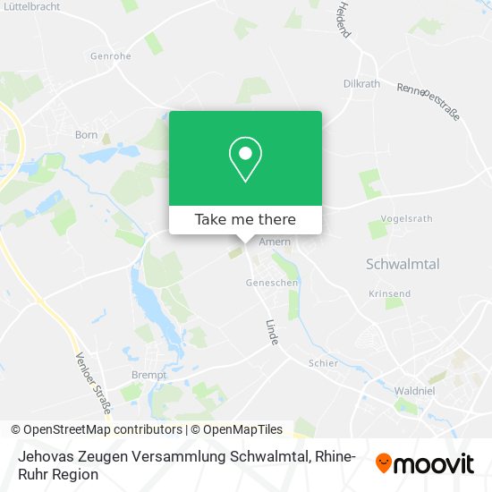 Jehovas Zeugen Versammlung Schwalmtal map