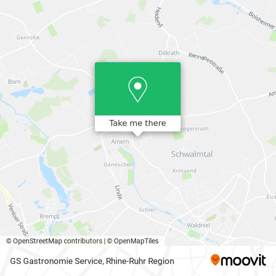 GS Gastronomie Service map