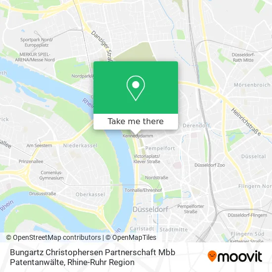 Карта Bungartz Christophersen Partnerschaft Mbb Patentanwälte