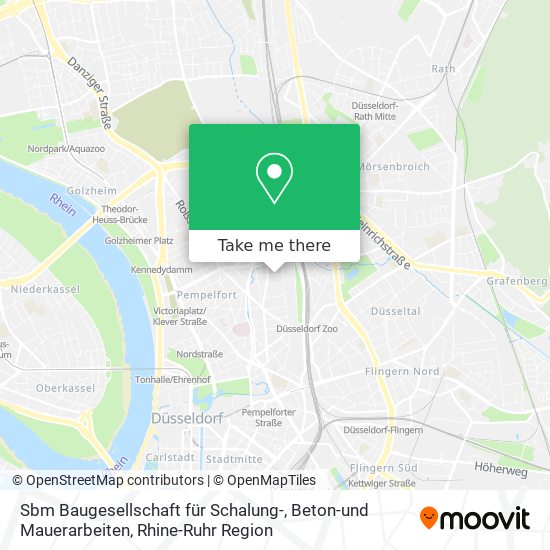 Sbm Baugesellschaft für Schalung-, Beton-und Mauerarbeiten map