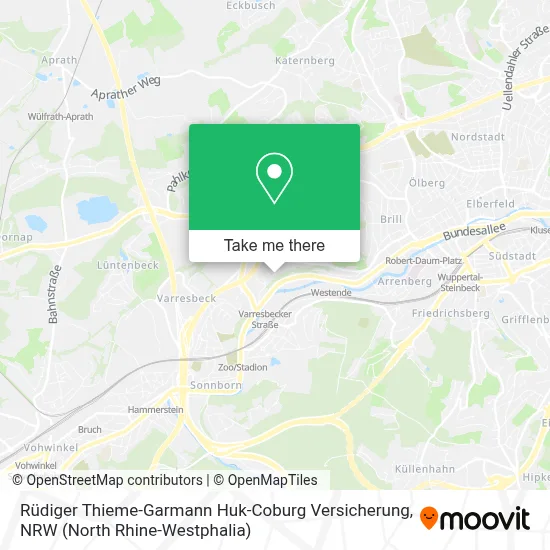 Rüdiger Thieme-Garmann Huk-Coburg Versicherung map