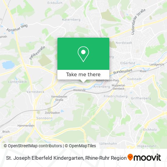 St. Joseph Elberfeld Kindergarten map