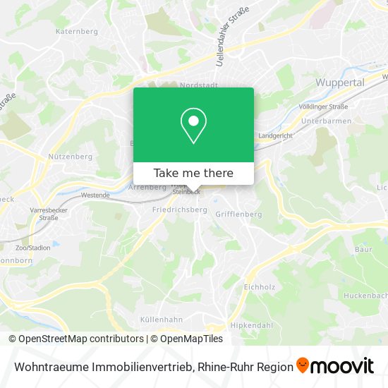 Wohntraeume Immobilienvertrieb map