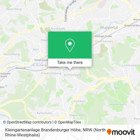 Карта Kleingartenanlage Brandenburger Höhe