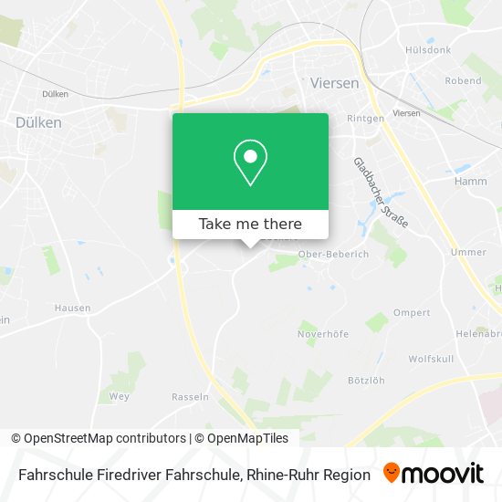 Fahrschule Firedriver Fahrschule map