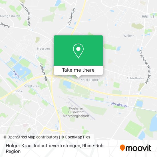 Holger Kraul Industrievertretungen map