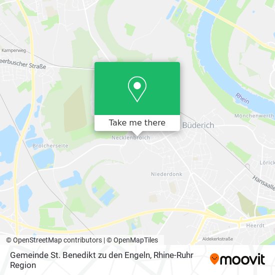 Gemeinde St. Benedikt zu den Engeln map