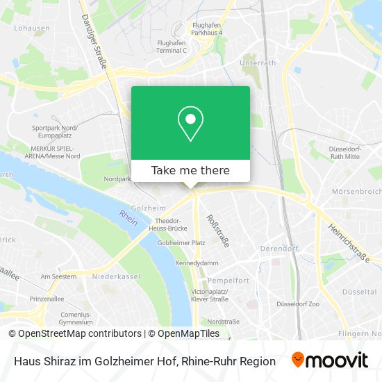 Haus Shiraz im Golzheimer Hof map