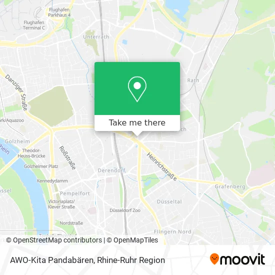 Карта AWO-Kita Pandabären