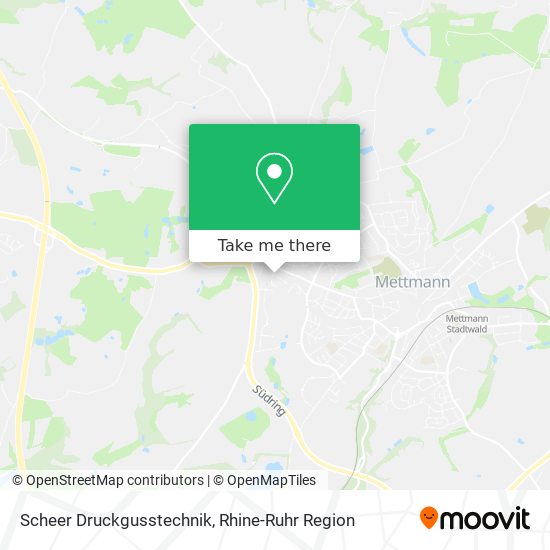 Scheer Druckgusstechnik map