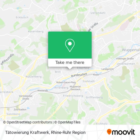 Tätowierung Kraftwerk map