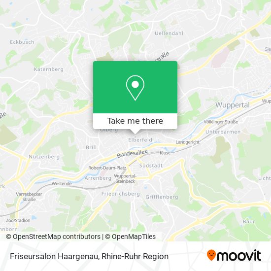 Friseursalon Haargenau map
