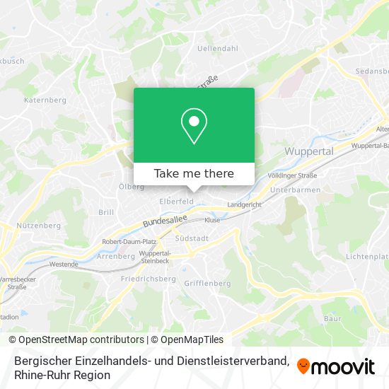 Bergischer Einzelhandels- und Dienstleisterverband map