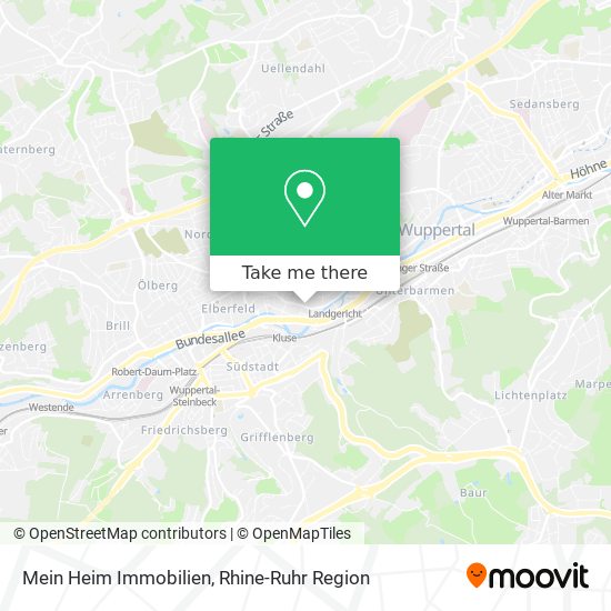 Карта Mein Heim Immobilien