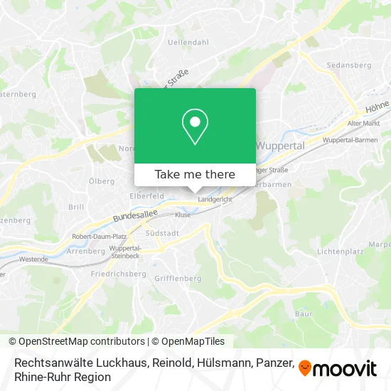 Карта Rechtsanwälte Luckhaus, Reinold, Hülsmann, Panzer