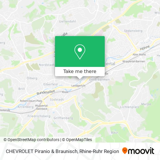 CHEVROLET Piranio & Braunisch map