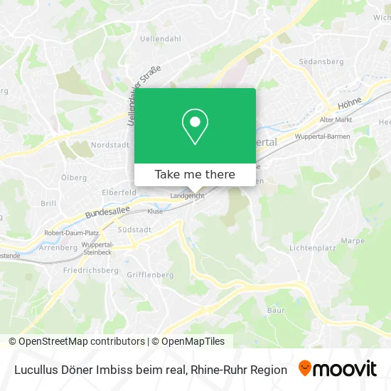 Карта Lucullus Döner Imbiss beim real