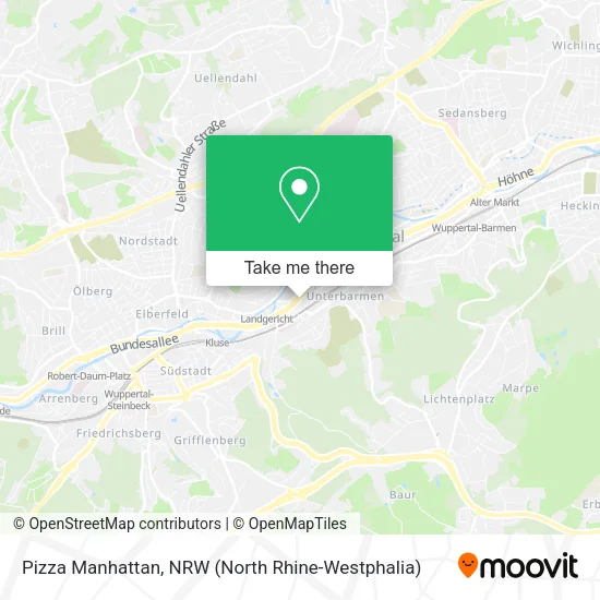 Карта Pizza Manhattan