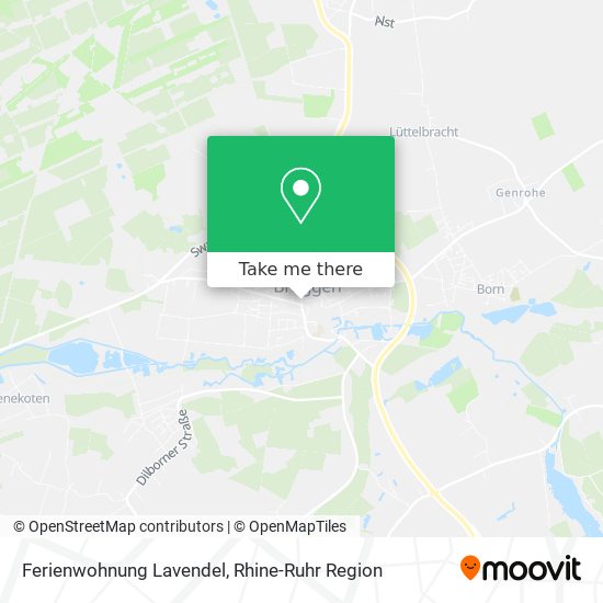 Ferienwohnung Lavendel map