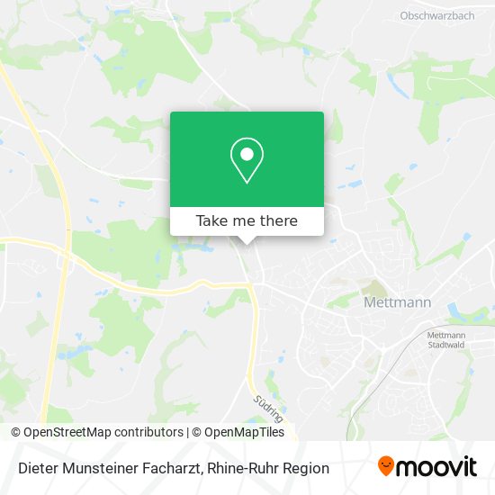 Dieter Munsteiner Facharzt map