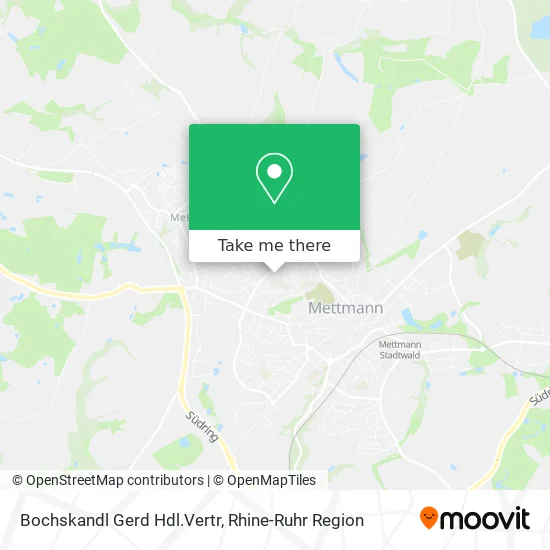 Карта Bochskandl Gerd Hdl.Vertr