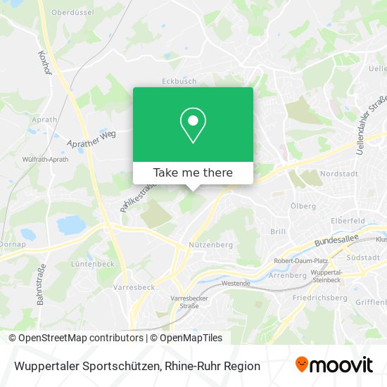 Wuppertaler Sportschützen map