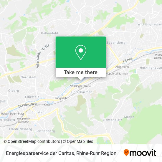 Energiesparservice der Caritas map