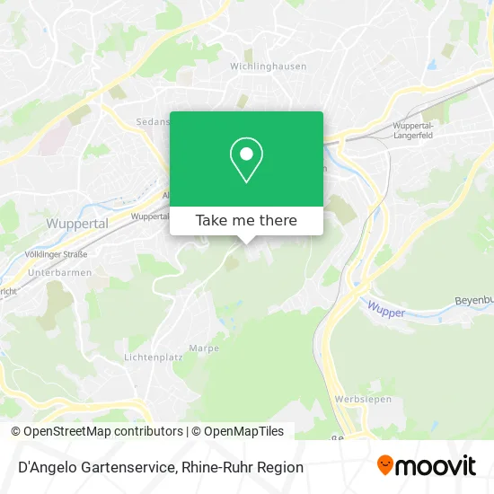 D'Angelo Gartenservice map