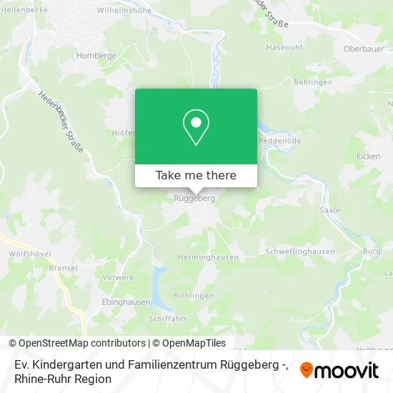 Карта Ev. Kindergarten und Familienzentrum Rüggeberg -