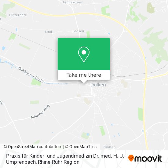 Praxis für Kinder- und Jugendmedizin Dr. med. H. U. Umpfenbach map