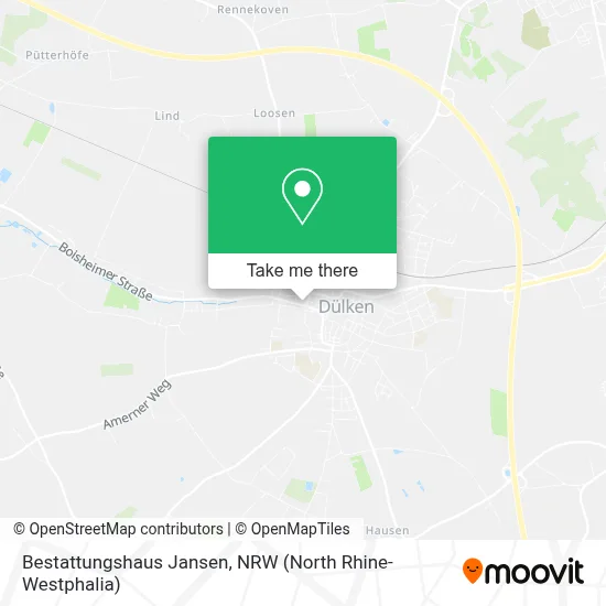 Bestattungshaus Jansen map