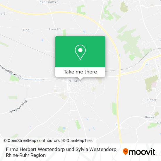 Firma Herbert Westendorp und Sylvia Westendorp map