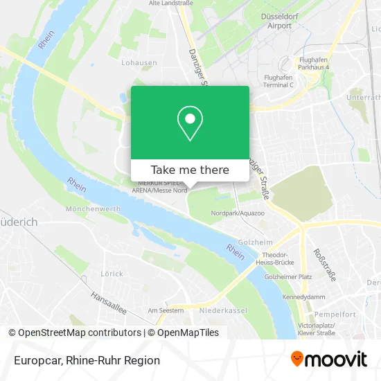 Карта Europcar