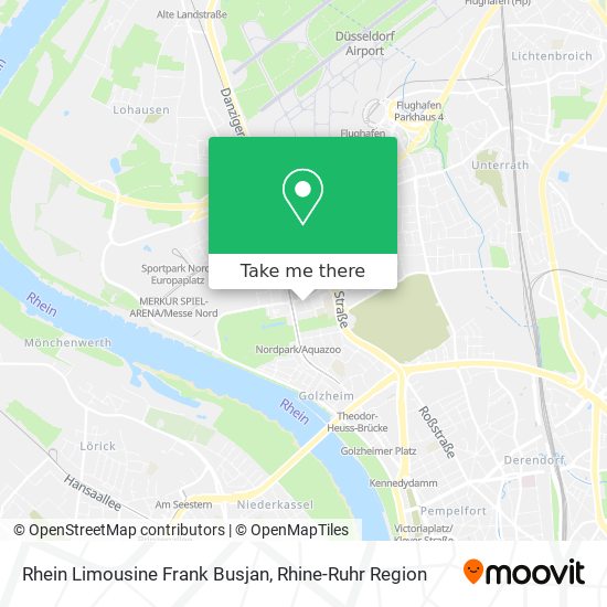 Rhein Limousine Frank Busjan map