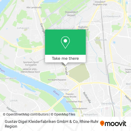 Карта Gustav Digel Kleiderfabriken GmbH & Co