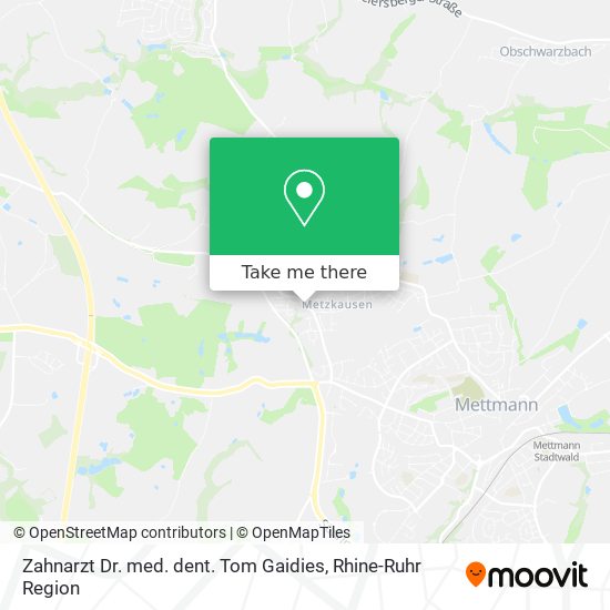 Zahnarzt Dr. med. dent. Tom Gaidies map