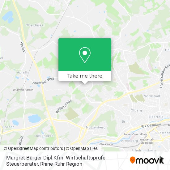 Margret Bürger Dipl.Kfm. Wirtschaftsprüfer Steuerberater map