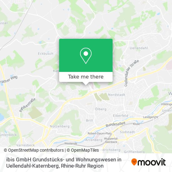 ibis GmbH Grundstücks- und Wohnungswesen in Uellendahl-Katernberg map