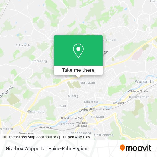 Карта Givebox Wuppertal