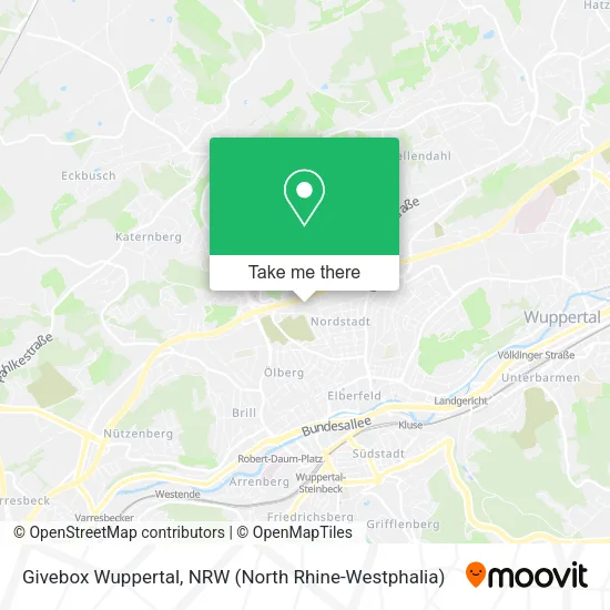 Карта Givebox Wuppertal