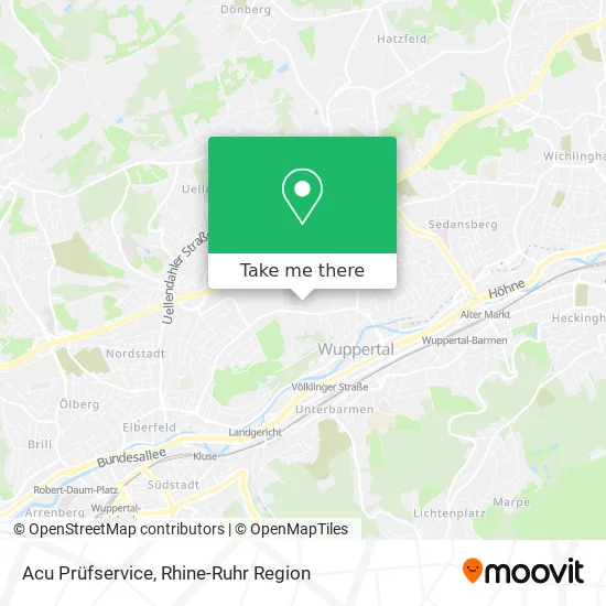 Карта Acu Prüfservice