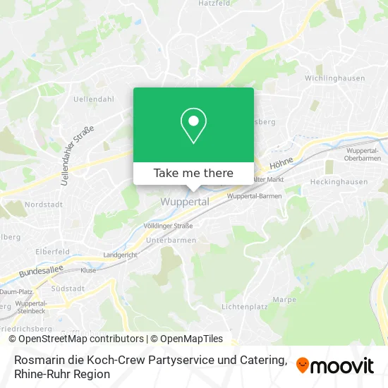 Карта Rosmarin die Koch-Crew Partyservice und Catering