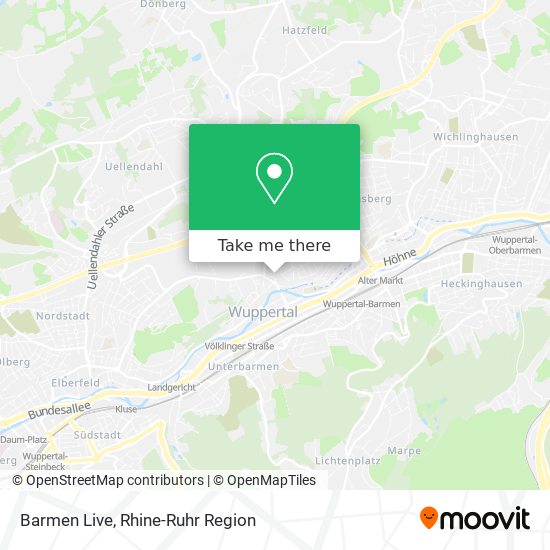 Barmen Live map