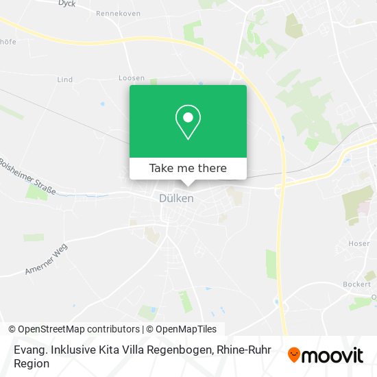 Evang. Inklusive Kita Villa Regenbogen map